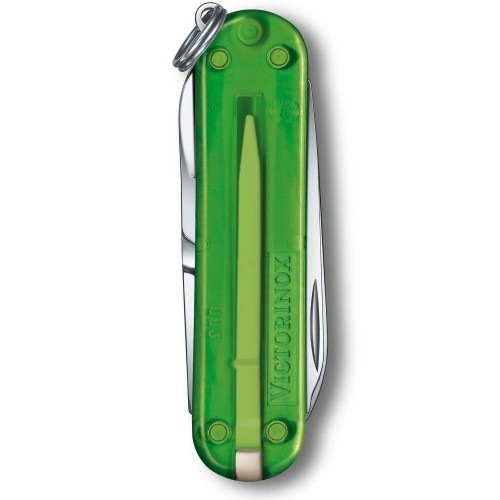 Ножи Victorinox Нож-брелок Victorinox Classic SD Transparent Colors Green Tea (0.6223.T41G) 7 функций, 58 мм, Gift Box