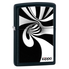 Запальничка Zippo Spiral Blk White 28297