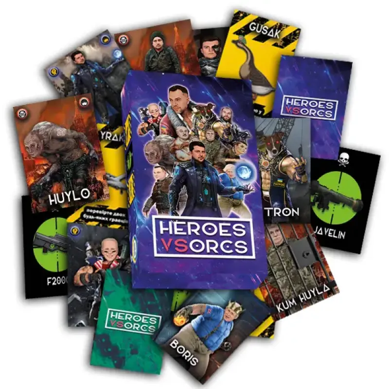Настольная игра Heroes vs Orcs (Герої проти Орків) UA