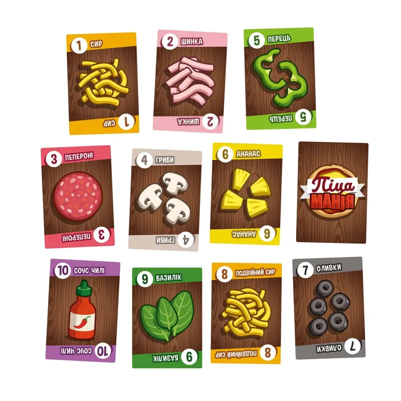 Настольная игра Пиццамания (Pizza Rush) UA