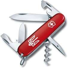 Складаний ніж Victorinox SPARTAN UKRAINE Тризуб білий 1.3603_T0010u