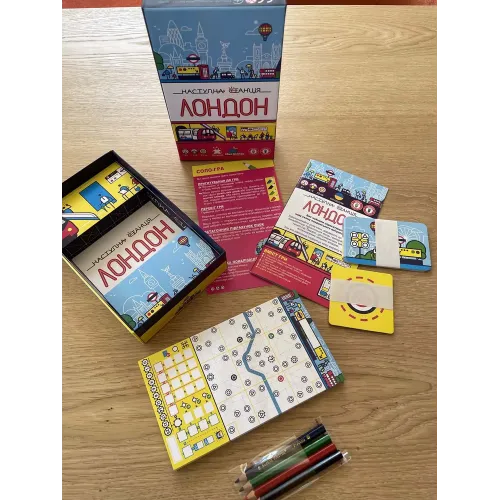 Настольная игра Следующая станция Лондон (Next Station: London) UA