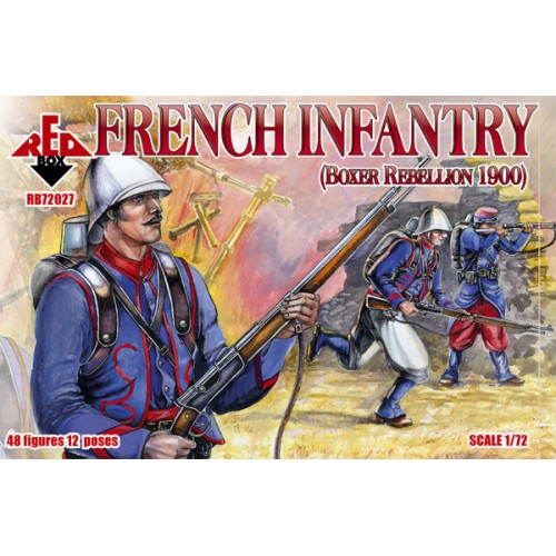 Фигуры и миниатюры French infantry, Boxer Rebellion 1900 (RB72027) Масштаб: 1:72