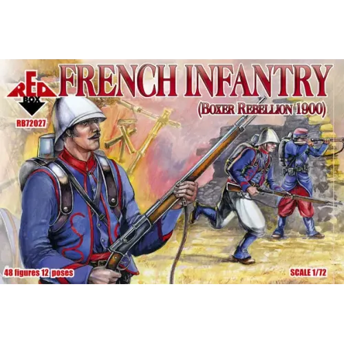 Фигуры и миниатюры French infantry, Boxer Rebellion 1900 (RB72027) Масштаб: 1:72