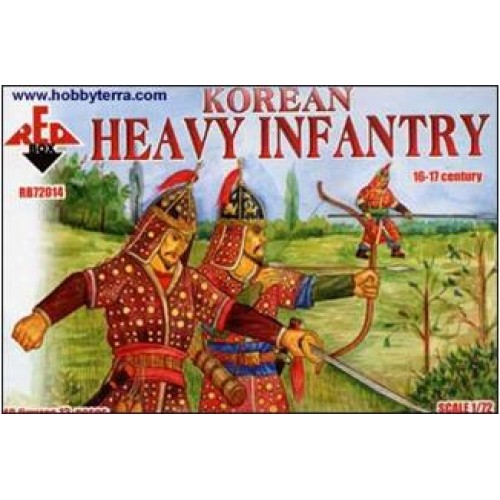 Фігури та мініатюри Korean heavy infantry, XVI-XVII ст. AD (RB72014) Масштаб: 1:72