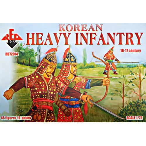 Фигуры и миниатюры Korean heavy infantry, XVI-XVII century A.D. (RB72014) Масштаб: 1:72