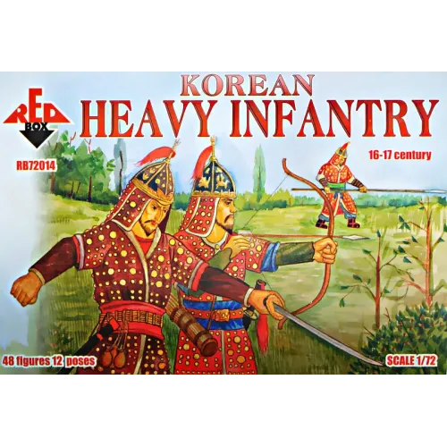 Фігури та мініатюри Корейська важка піхота, XVI-XVII століття н.е. (RB72014) Масштаб: 1:72
