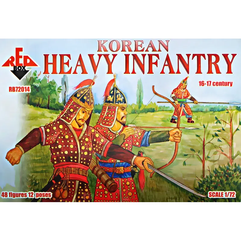 Korean heavy infantry, XVI-XVII century A.D. (RB72014) Масштаб: 1:72