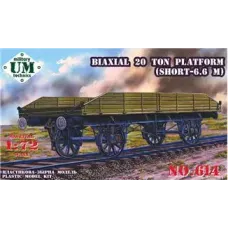 Biaxial 20 ton platform (UMT614) Масштаб: 1:72