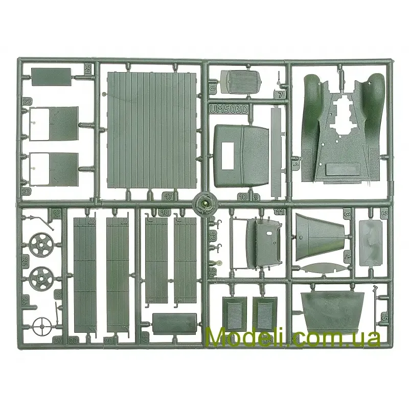ГАЗ-ММ Советский грузовик (UM504) Масштаб: 1:48