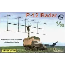 P-12 Soviet radar vehicle, plastic/resin/pe (ZZ72005) Масштаб: 1:72