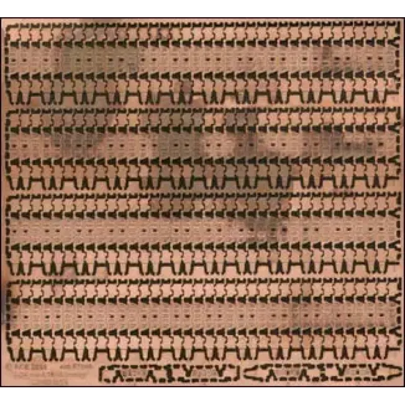 PE7246 Photoetched tracks set for 1/72 T-34 mod.1945 (PE7246) Масштаб: 1:72