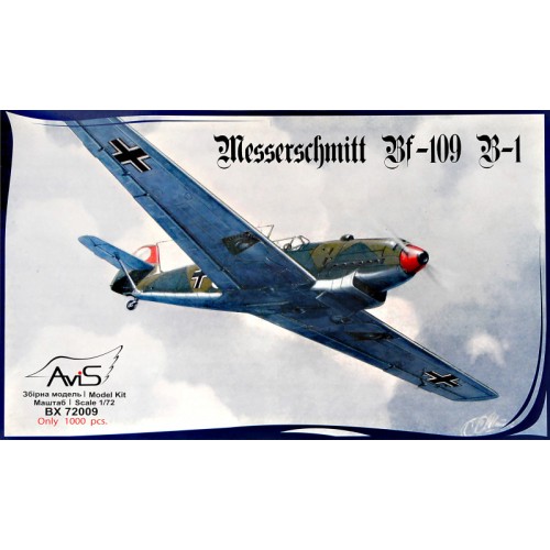 Літаки AV72009 Messerschmitt Bf-109 B-1 WWII German fighter