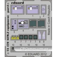 Фототравление 1/72  Sea King AEW.2 оборудование, часть 2 (рекомендовано для CyberHobby) (EDU-73470) Масштаб:  1:72