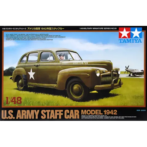 Бронетехника и артиллерия Американский командирский автомобиль 1942 (TAM32559) Масштаб: 1:48