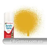 Акрил аерозоль Золото / Gold Metallic 16 (150мл) (HUM-AD6016)