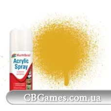 Акрил аэрозоль Золото / Gold Metallic 16 (150мл) (HUM-AD6016)