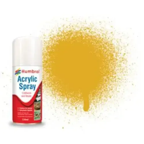 Фарби-спрей Акрил аерозоль Золото / Gold Metallic 16 (150мл) (HUM-AD6016)