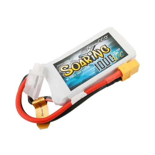 Аккумуляторы Аккумулятор Gens Ace Soaring LiPO 7,4В 1000мАч 2S 30C 69,5х54х11мм 63г XT60 (BSR30C10002S)