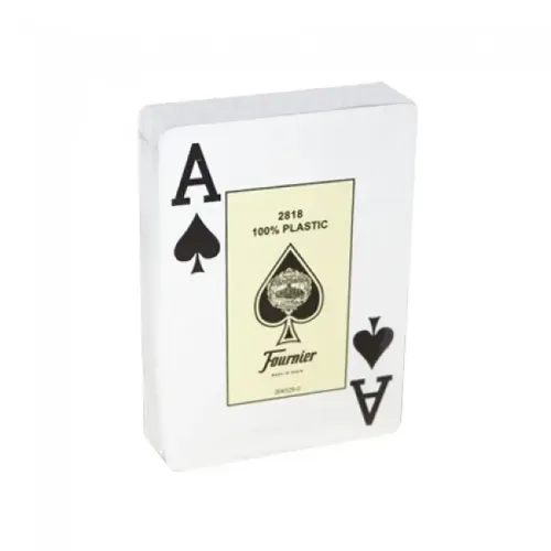 Игральные карты Карты пластиковые Fournier 2818 (красный, синий)