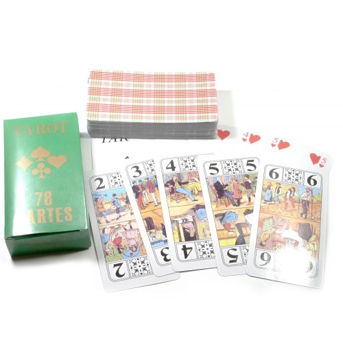 Гральні карти Карти для гри в тарок Duke Tarot 78 карт 11.5x6 см (DN29753)