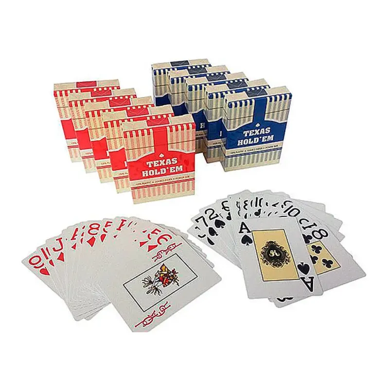 30766BL карты игральныe пластиковыe "Texas"