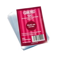 Прозрачные протекторы Card-Pro 59x92 мм (100 шт.)