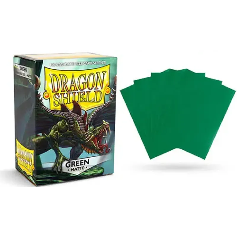 Протектори Dragon Shield 66 x 91мм (100 шт.) matte Green