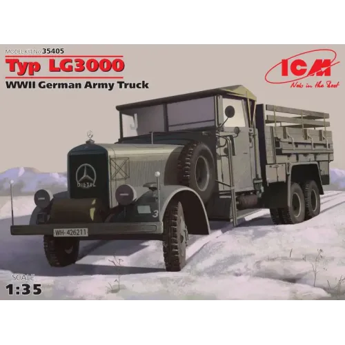 Бронетехніка та артилерія ICM35405 Typ LG3000, WWII Німеччина Army truck