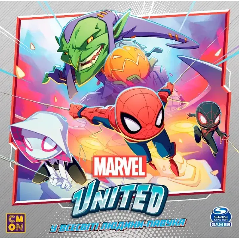 Настольная игра Марвел Объединенные: Во вселенной Человека-паука (Marvel United: Enter the Spider-Verse) UA