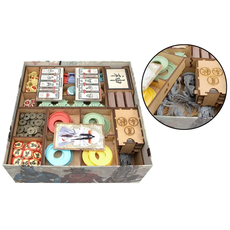 Органайзер для настольной игры Восходящее солнце (Organizer for boardgame Rising Sun organizer)