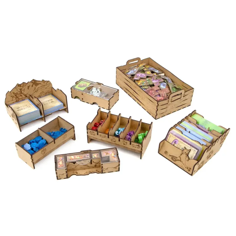 Органайзер для настільної гри Острів котів + доповнення (Organizer for boardgame The Isle of Cats + expansions)