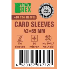 Протекторы для карт 43 х 65 мм (110 шт.)