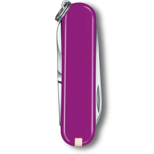 Ножі Victorinox Ніж-брелок Victorinox Classic SD Colors, Tasty Grape, Gift Box (0.6223.52G) 7 функцій, 58 мм, пурпурний