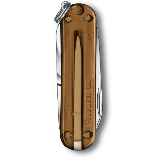 Ножи Victorinox Нож-брелок Victorinox Classic SD Transparent Colors (0.6223.T55G) 7 функций, 58 мм, Gift Box