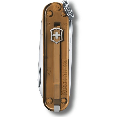 Ножи Victorinox Нож-брелок Victorinox Classic SD Transparent Colors (0.6223.T55G) 7 функций, 58 мм, Gift Box