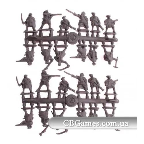 Фигуры и миниатюры Восточные наемники в зимней одежде (Тридцатилетняя война) (MS72075) Масштаб: 1:72