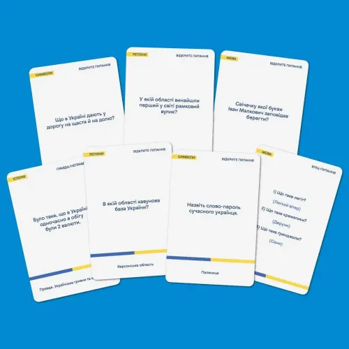 Настольная игра Шевченко Спрашивает (Шевченко питає) UA