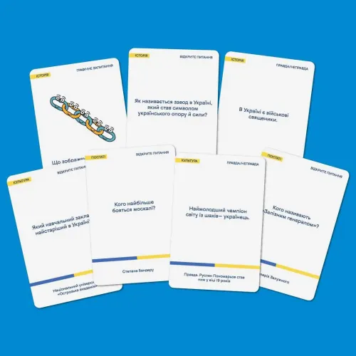 Настольная игра Шевченко Спрашивает (Шевченко питає) UA