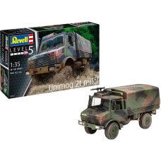 Збірна модель-копія Revell Вантажівка Unimog 2T milgl рівень 5 масштаб 1:35