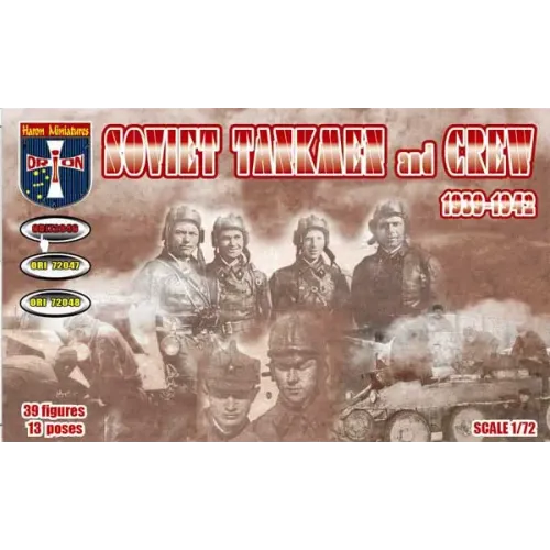 Фігури та мініатюри Радянські танкісти та екіпаж, 1939-1942 (ORI72046) Масштаб: 1:72