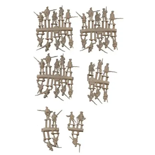 Фігури та мініатюри Народне ополчення і війська лоялістів 1745 року. Повстання якобітів (RB72051) Масштаб: 1:72