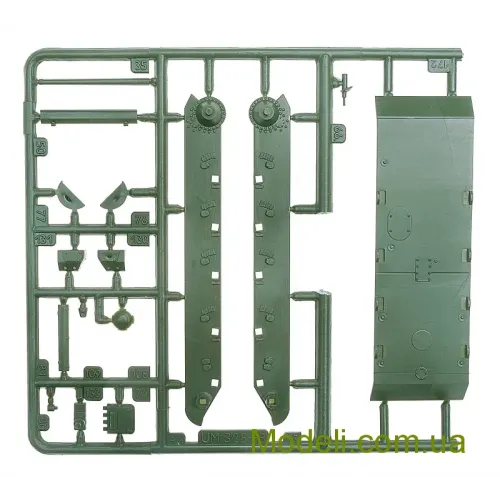 Бронетехніка та артилерія Самохідна артилерійська установка Су-100 (UM334) Масштаб: 1:72