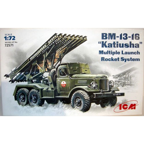Бронетехника и артиллерия ICM72571 BM-13-16 Soviet rocket volley system