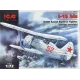 Збірна модель літака ICM72013 І-15біс Радянський винищувач Другої світової війни, зима 1:72