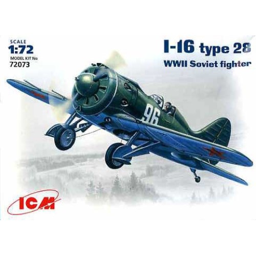 Самолёты ICM72073 Polilkarpov I-16 type 28 WWII fighter