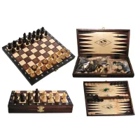 Шахматы туристические + нарды № 3181