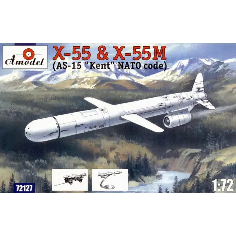 Збірна модель Стратегічна крилата ракета Х-55 (AMO72127) Масштаб: 1:72