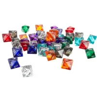 Кубик D8 прозорий (колір в асортименті)