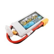 Аккумулятор Gens Ace Soaring LiPO 7,4В 1300мАч 2S 30C 69,5х34х14,5мм 79г XT60 (BSR30C13002S)